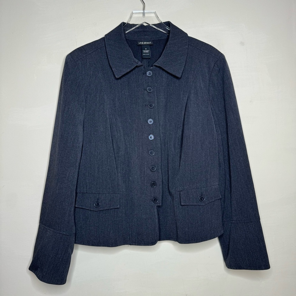 Lane Bryant blazer Size 20 Charcoal Gray